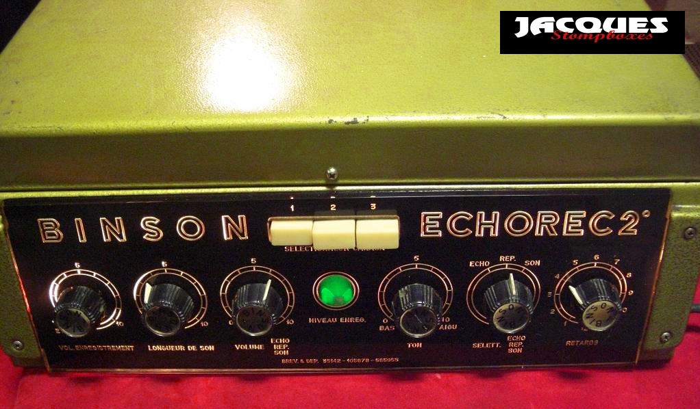 binson echorec - Jacques Stompboxes vintage binson echorec